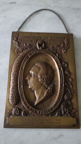 Grande plaque bronze syndicat - plaque,