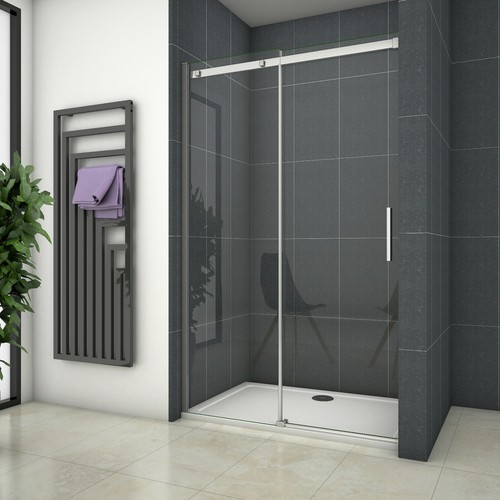 Porte douche coulissante - porte, de
