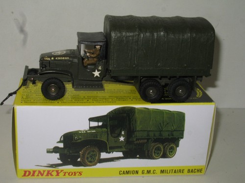 Dinky toys camion gmc baché - dinky,