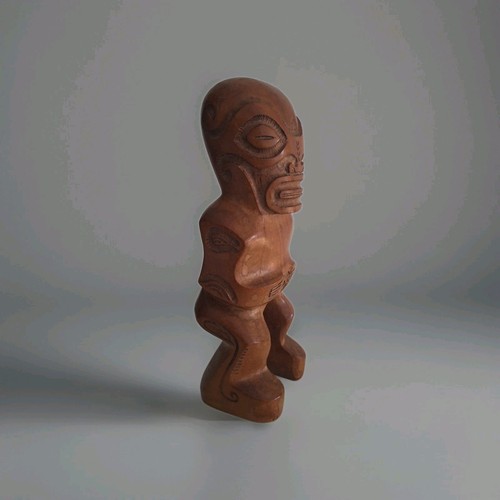 Statue sculpture tiki bois - statue,