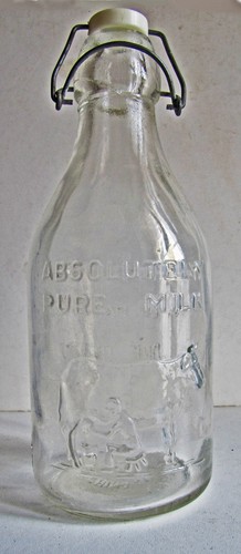 Bouteille lait anglaise - bouteille, de