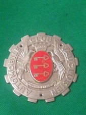 ancienne plaque de calandre automobile club vauclusien 