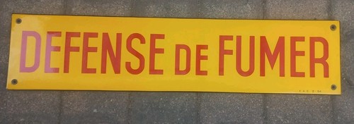 Plaque émaillée