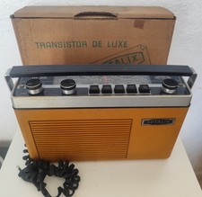 Transistor Optalix TO 305 Orange/Jaune ( caramel ) De 1976. Dans son carton