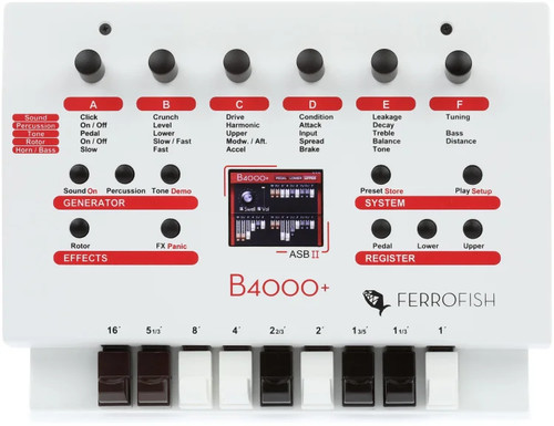Ferrofish b4000 organ - b4000+,