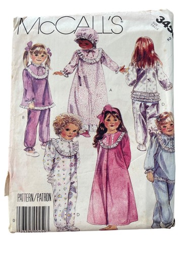 Mccalls 3450 toddlers sewing - mccalls,