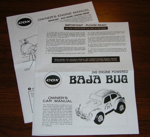 Cox baja bug 049 owners - cox, .049