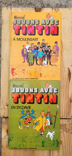 Lot jouons avec tintin eo - lot,