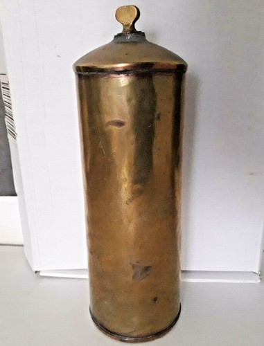 Bouillotte ancienne laiton - bouillotte,