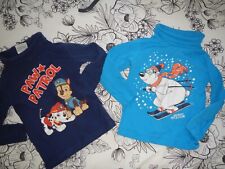 Lot de 2 t-shirts garçon 5 ans Col roulé 