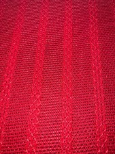 Tissu vintage, coton tissé rouge  larg 90 cm x H 370  cm réf C379