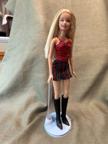 2007 holiday stocking barbie - holiday,