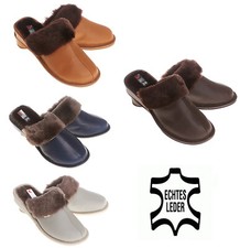 Femmes Chaussons Cuir
