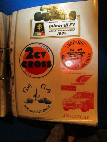 Lot autocollants sport auto - autocollants,