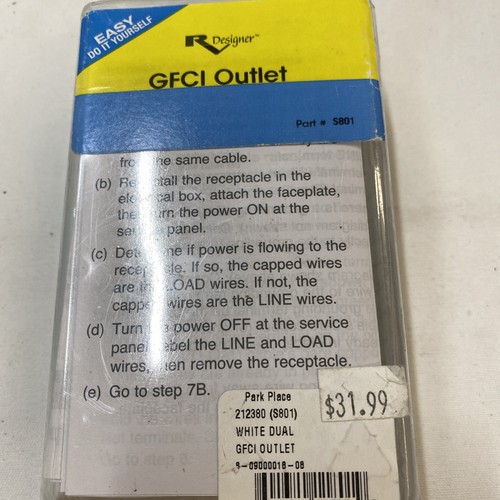Designer s801 dual outlet - rv,