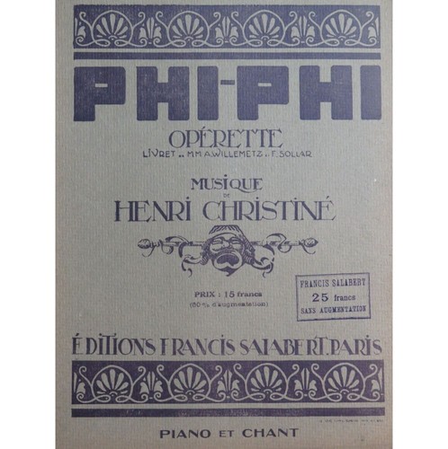 Christiné henri phi - henri, phi-phi