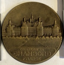 MÉDAILLE UNIFACE EN BRONZE