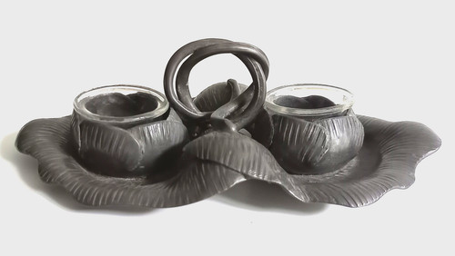 Saliere etain chanal art - chanal,