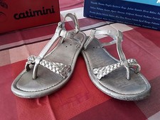 chaussures / nu-pieds fille   ~~ pointure 29/30    ***CATIMINI *** argentées 