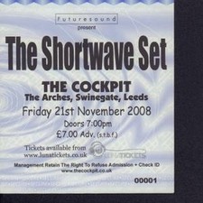 Billet Original Du 21/11/2008 Du Set De Courte Onde Cockpit UK 2008