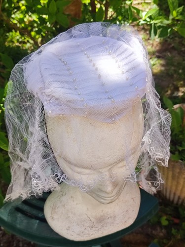 Ancien chapeau bibi - ancien, voilette