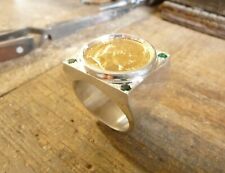 Chevalière argent carrée