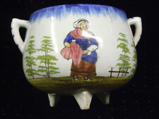 RARE BOUILLON POT TASSE TREMBLEUSE TRIPODE JARDINIERE CERAMIQUE POTERIE AUVERGNE