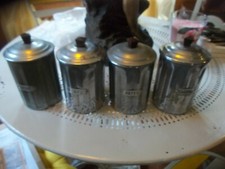 série pots épices cuivre chromé