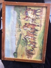 Lot 7 Cartes Scolaires Ecole Histoire Cadre Bois « La Maison Des Instituteurs »