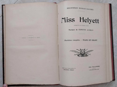 Audran miss helyett partition - helyett,
