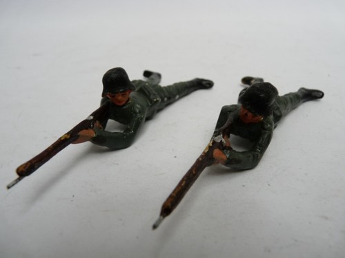Soldat couché militaire jouet - couché,