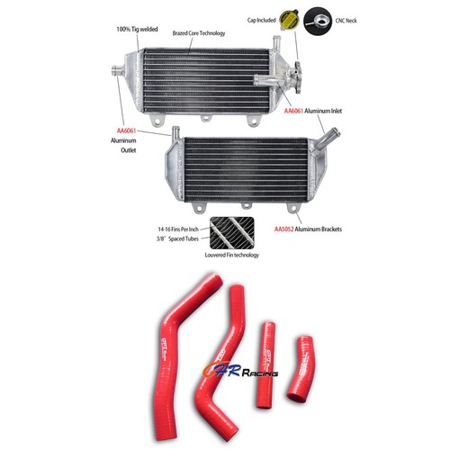 Silicone radiator red hoses - silicone,