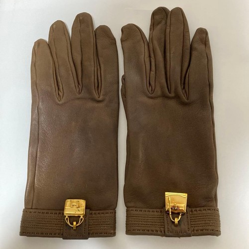 Gants cuir hermes kelly - gants,