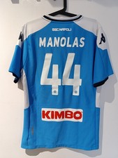 Maillot Jersey Maglia Camiseta Kappa Home Naples Napoli 2019-2020 Manolas sL