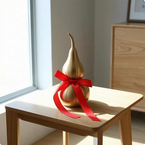 Gourde décorative métal - décorative,