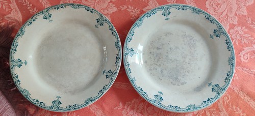 Lot assiettes plates creil - assiettes,
