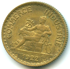 1 franc Chambre de commerce et industrie 1922 de qualité n°868