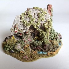 Figurine vintage Lilliput Lane Forget-Me-Not Miniature House UK avec actes...
