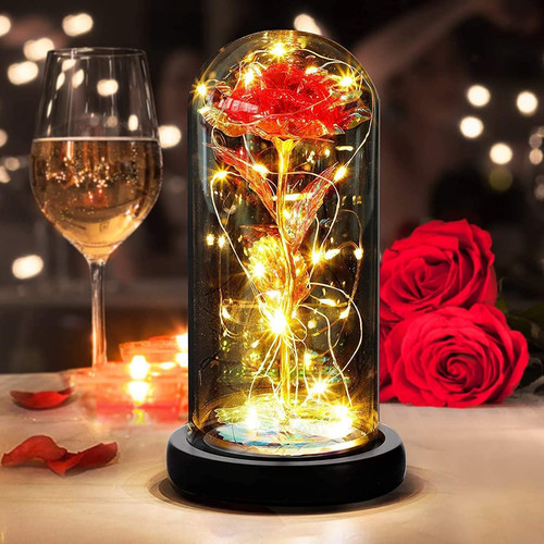 Rose eternelle sous - sous, cloche