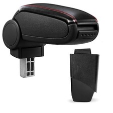 Accoudoir Central En Cuir Noir