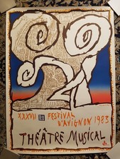 Affiche 1983 Pierre ALECHINSKY