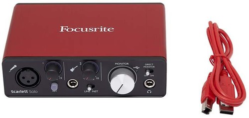 Focusrite scarlett solo - solo, 2x2