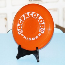 Frisbee publicitaire vintage Agfa Agfacolor des années 1970