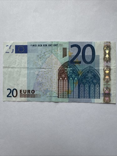 Billet euros 2002 - billet,