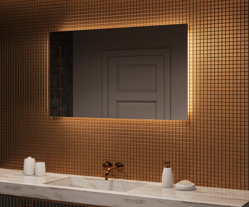 Miroir salle bain - salle, de