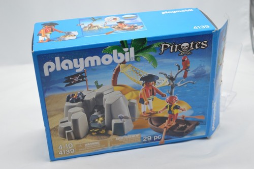 Boite playmobil ile aux - l'ile,
