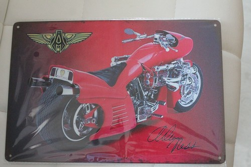 Plaque publicitaire moto - plaque,