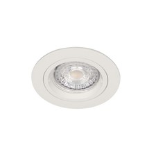 Spot Europole 256510 BE BEST - 1/4 de tour IP65 BBC GU5.3 rond fixe, blanc IP65