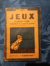 Jeux d'Observation, d'attention et de maîtrise du caractère. - LOISEAU J. - 1942