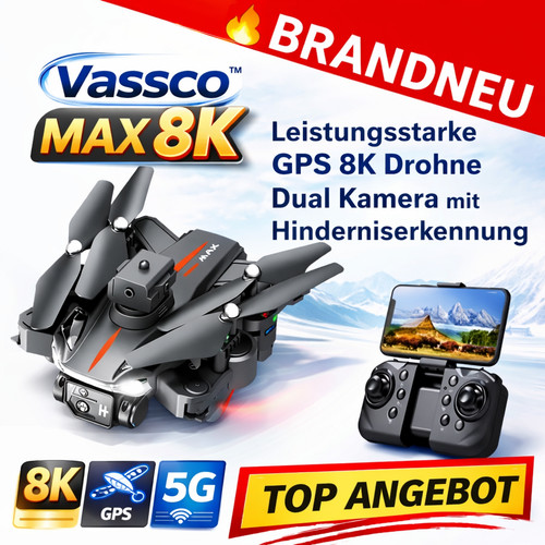 Vassco max drone gps - 8k,